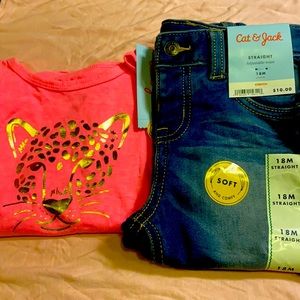 Toddler Cat & Jack Outfit 18-24 Month NWT Fall Spring  Summer